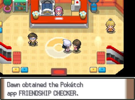 pokemon platinum friendship checker app.